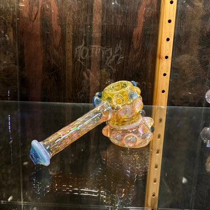 LotKings Glass - Silver and Gold Fumed Dry Hammer